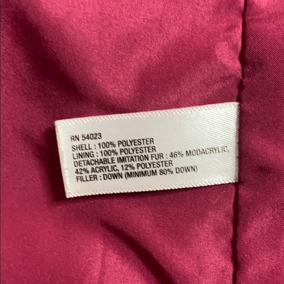 GAPKids Convertible Down Puffer Parka Coat Pink - Picture 7 of 7